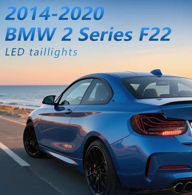 Задние тюнинг лед фары BMW 2-серии F22 F23 F44 F45 F46 M2, Внешний Тюнинг, BMW, Декоративные накладки, 2-Series, Новое, На штатные места