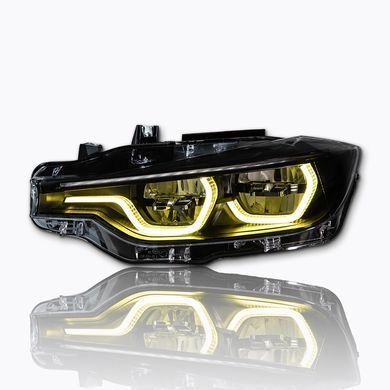 Передние тюнинг лед фары для BMW F30 2012-2018 г.в. БМВ Ф30