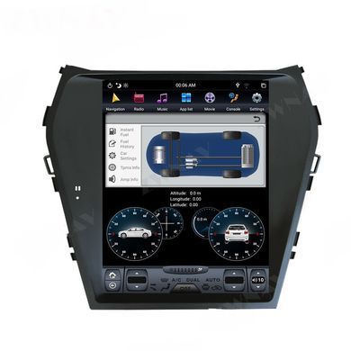 Штатная магнитола в стиле тесла Hyundai Santa Fe ix45 2013-2018 г.в. Хюндай Санте Фе Android, GPS, Черный, Автомагнитола, Hyundai, Santa Fe, Новое, На штатные места, SANTA FE 2013-