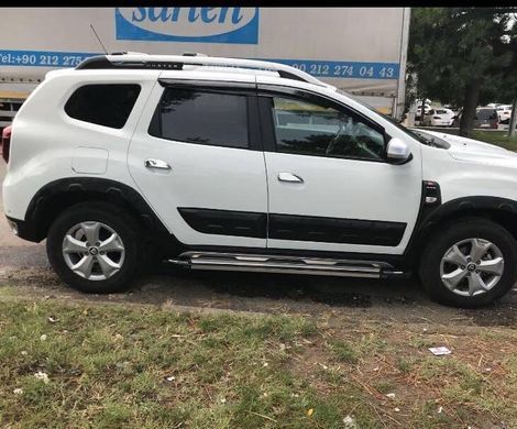 Накладки на арки+ молдинги дверей Renault Duster 2018+ г.в. Рено Дастер