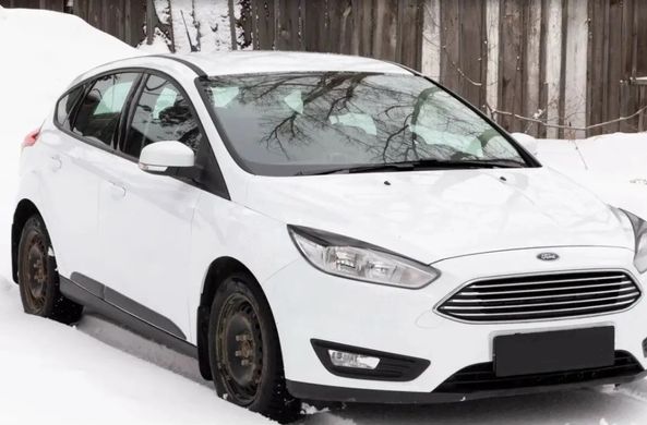 Молдинги на двері Ford Focus III 2014- 2018 (рестайлінг) Форд Фокус, Черный, Ford, Молдинги дверей, Не требуется, ABS-пластик, Focus, Новое, На штатные места, FOCUS III 2011-