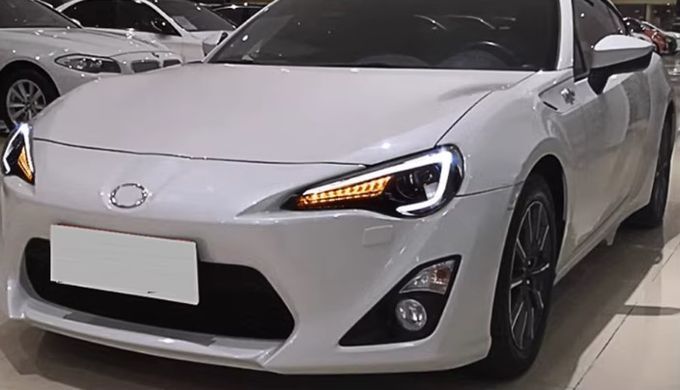 Передние тюнинг лед фары для Toyota GT86 BRZ 2012-2018 г.в. Субару БРЗ, Toyota, Альтернативная оптика, Новое, На штатные места