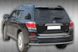 Защита заднего бампера труба Toyota Highlander 2010-2013 г.в.