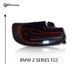 Задние тюнинг лед фары BMW 2-серии F22 F23 F44 F45 F46 M2, Внешний Тюнинг, BMW, Декоративные накладки, 2-Series, Новое, На штатные места