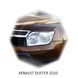 Реснички на фары Renault DUSTER 2010+ г.в Рено Дастер, Серый грунт (под покраску), Renault, Требуется, ABS-пластик, Duster, Новое, На штатные места, DUSTER 2010-