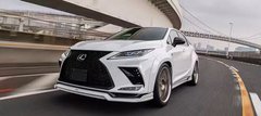 Тюнинг обвес для Lexus RX 2020+ г.в. в стиле Artisan, Серый грунт (под покраску), Внешний Тюнинг, Lexus, Комплект обвеса, Требуется, Стеклопластик, RX, Новое, На штатные места, RX 2015-