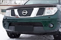 Зимняя заглушка решетки радиатора  Nissan Navara 2005—2010 г.в.