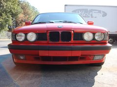 Реснички на фары с вырезами BMW E34 1988-1995 г.в. БМВ Е34, Черный, BMW, Декоративные накладки, Требуется, Стекловолокно, 5-Series, Новое, На штатные места, 5 (E34) 1987-1995