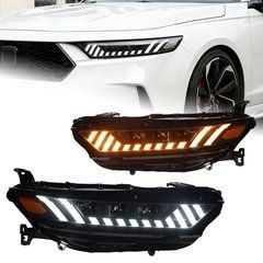 Передние тюнинг лед фары Honda Accord 2022-2026 г.в. Хонда Акорд, Honda, Альтернативная оптика, Accord, Новое