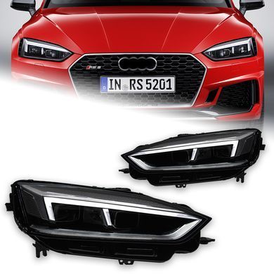 Передние лед фары Audi A5 B9 дорестайлинг 2017-2019 г.в. Ауди А5 Б9, Audi, Альтернативная оптика, A5, Новое, A5 2017-