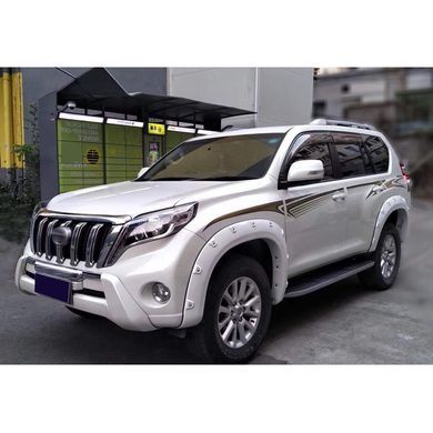 Розширювачі колісних арок (винос 30 мм) Toyota LC Prado 150 2009-2017, Черный, Toyota, Расширители арок, Не требуется, ABS-пластик, Land Cruiser, Новое, На штатные места, LAND CRUISER Prado 150 (KDJ15_, GRJ15_) 2009-