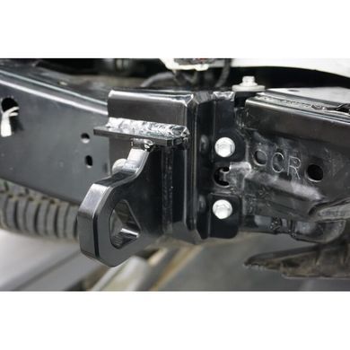 Усиленный задний буксировочный крюк для Toyota LC250 Prado 2024+ г.в. Прадо 250, Черный, Toyota, Сталь, Prado, Новое, На штатные места