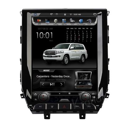 Магнитола в стиле тесла Toyota Land Cruiser LC200 2016+ г.в. GPS, Android, Toyota, Land Cruiser, Новое, На штатные места, Land Cruiser 200 2015-