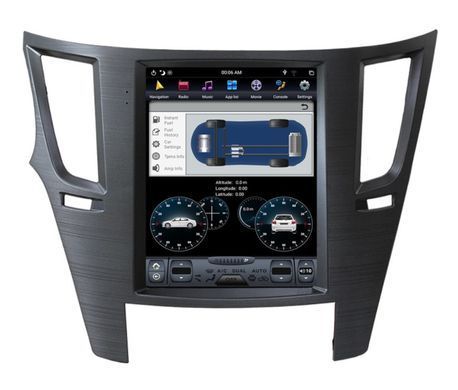 Штатная магнитола в стиле тесла Subaru Legacy Outback 2009-2014 г.в. Android, GPS, Черный, Автомагнитола, Subaru, Outback, Новое, На штатные места, LEGACY V (BM, BR) 2009-