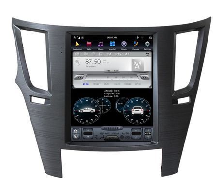 Штатная магнитола в стиле тесла Subaru Legacy Outback 2009-2014 г.в. Android, GPS, Черный, Автомагнитола, Subaru, Outback, Новое, На штатные места, LEGACY V (BM, BR) 2009-