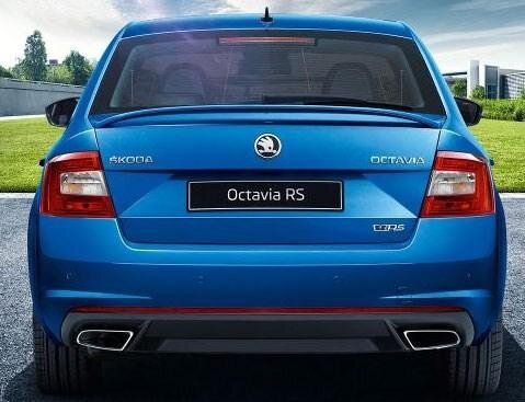 Спойлер багажника Skoda Octavia A7 2014+ г.в. Шкода Октавиа