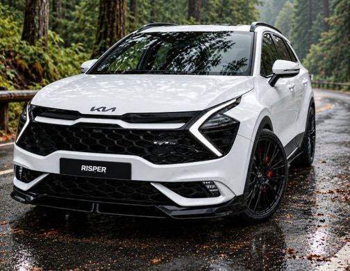 Тюнинг обвес для Kia Sportage 2021-2025 г.в. Киа Спортейдж, Черный