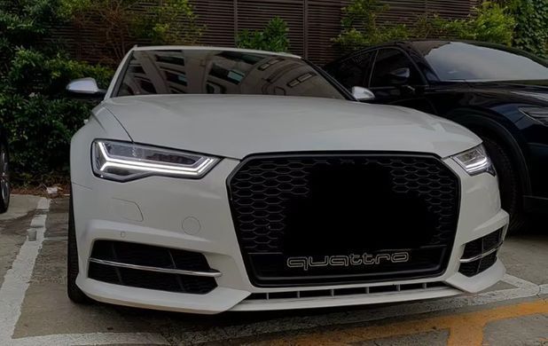 Передні тюнінг лід фари Audi A6 C7 2016-2018 р.в. Ауді А6 Ц7, Audi, Альтернативная оптика, A6, Новое, На штатные места, A6 Avant (4G5, C7) 2011-