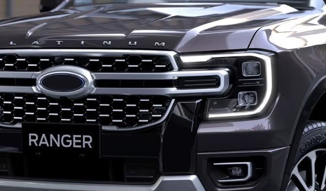 Передние тюнинг лед фары для Ford Ranger 2022+ г.в. Форд Ренджер, Ford, Альтернативная оптика, Ranger, Новое, На штатные места