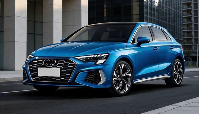 Передні тюнінг лед фари Audi A3 2021-2024 р.в. Ауди А3, Audi, Альтернативная оптика, A3, Новое, На штатные места