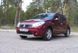 Накладка "Губа" переднего бампера Renault Sandero \ Sandero Stepway 2009-2013 г.в., Черный, Renault, Защита переднего бампера, ABS-пластик, Sandero, Новое, На штатные места, SANDERO 2008-