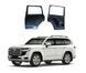 Боковые двери для Toyota LC300 Land Cruiser 2021+ г.в. Ленд Крузер 300, Серый грунт (под покраску), Toyota, Требуется, Алюминий, Land Cruiser, Новое, На штатные места, Land Cruiser 300 2021-