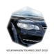 Реснички на фары Volkswagen TOUAREG 2007-2010 г.в., Серый грунт (под покраску), Volkswagen, Декоративные накладки, Требуется, ABS-пластик, Touareg, Новое, На штатные места, TOUAREG (7LA, 7L6, 7L7) 2002-2010