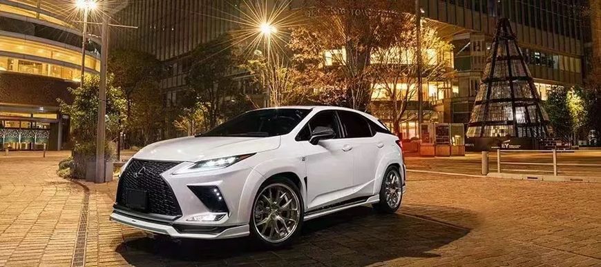 Тюнінг обвіс для Lexus RX 2020+ р.в. у стилі Artisan, Серый грунт (под покраску), Зовнішній тюнінг, Lexus, Комплект обвеса, Требуется, Стеклопластик, RX, Новое, На штатные места, RX 2015-