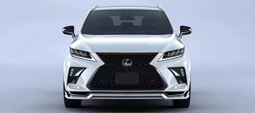 Тюнінг обвіс для Lexus RX 2020+ р.в. у стилі Artisan, Серый грунт (под покраску), Зовнішній тюнінг, Lexus, Комплект обвеса, Требуется, Стеклопластик, RX, Новое, На штатные места, RX 2015-