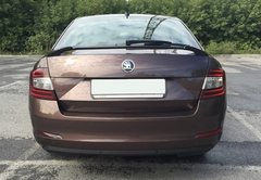 Спойлер крышки багажника Skoda Octavia A7 седан 2013+ г.в. стиль S, Серый грунт (под покраску), Skoda, Спойлер, Требуется, Стеклопластик, Octavia, Новое, На штатные места, OCTAVIA (5E3) 2012-