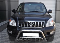 Защита переднего бампера (кенгурятник, бугель) Toyota Prado 120 2002-2009 г.в.