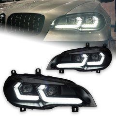 Передние тюнинг лед фары для BMW X5 E70 2007-2013 г.в. БМВ Х5 Е70, BMW, Альтернативная оптика, X5, Новое, На штатные места, X5 (E70) 2007-2012