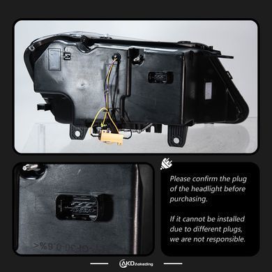copy_Передні тюнінг лед фари BMW X3 F25 2010-2013 р.в. БМВ Х3, BMW, Альтернативная оптика, Новое, На штатные места