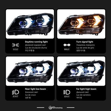 copy_Передні тюнінг лед фари BMW X3 F25 2010-2013 р.в. БМВ Х3, BMW, Альтернативная оптика, Новое, На штатные места