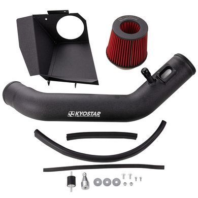 Холодный впуск BMW 2,3,4 серии 2012-2016 г.в. серии 335i, 435i, M235i обьем 3.0T двигатель N55, Черный, BMW, Не требуется, Новое, На штатные места