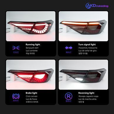 Задние лед фонари Honda CIVIC 11-го поколения 2022-2024 г.в. Хонда Цивик, Honda, Альтернативная оптика, Civic, Новое