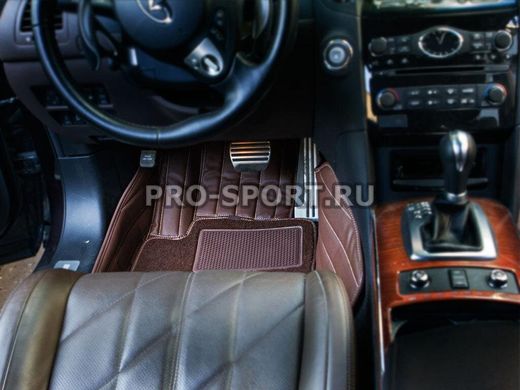 Коврики 3D VIP класса на липучках Infiniti FX '08-16 | QX70 '14- г.в.