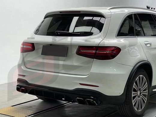 Тюнінг обвіс для Mercedes GLC-клас X253 2015-2019 р.в. стиль GLC63 AMG, Черный, Зовнішній тюнінг, Mercedes, Комплект обвеса, Не требуется, Полипропилен, Новое, На штатные места