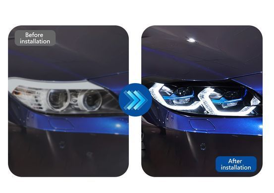 Передние тюнинг лед фары для BMW Z4 E89 2009-2016 г.в. БМВ з4 Е89, BMW, Альтернативная оптика, Новое, На штатные места