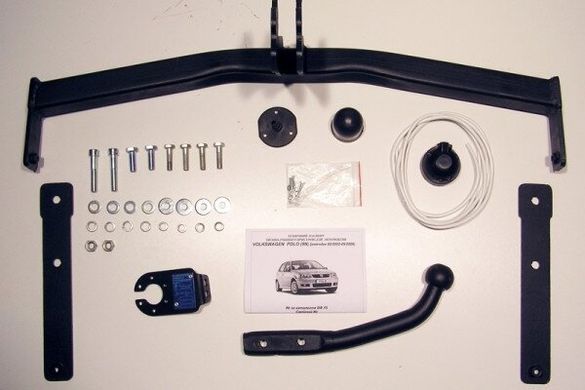 Прицепное устройство (Фаркоп) со съемным крюком VOLKSWAGEN POLO (9N) хетчбек 2002-2009 г.в.