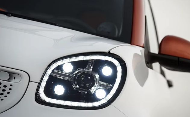 Передні тюнінг лед фари Mercedes Smart 2014-2020 р.в. Мерседес Смарт, Mercedes, Альтернативная оптика, Новое, На штатные места