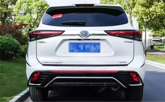 Тюнінг обвіс для Toyota Highlander 2019+ р.в. у стилі LC300, Серый грунт (под покраску), Зовнішній тюнінг, Toyota, Комплект обвеса, Требуется, Полипропилен, Highlander, Новое, На штатные места, Highlander 2020-