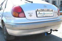 Прицепное устройство со сьемным крюком (Фаркоп) TOYOTA COROLA E-11 хетчб/лифтбек 1997-2002 г.в.