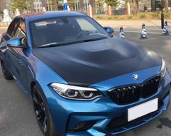 , Серый грунт (под покраску), BMW, Капот, Требуется, Алюминий, 2-Series, Новое, На штатные места