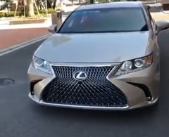 Передний бампер Lexus ES 2013-2017 г.в. в стиле 2018