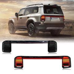 Задні лед ліхтарі з подовжнім стопом для Toyota Prado 250 2024 р.в.