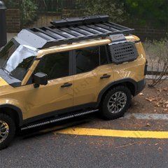 Експедиційний багажник із драбиною для Toyota Prado LC250 2024+ г. Тойота Прадо 250, Черный, Toyota, Багажні системи, Не требуется, Алюминий, Prado, Новое, На штатные места