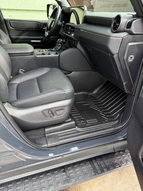 3Д Коврики салона  для Toyota Prado 250 2024+ г.в. Прадо 250, Черный, Toyota, Полиуретан, Prado, Новое