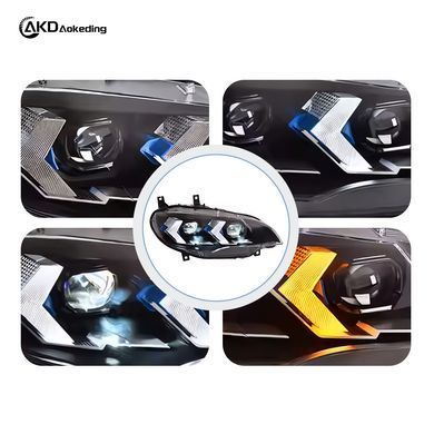 Передні тюнинг лед фари для BMW X6 2007-2014 р.в. БМВ Х6, BMW, Альтернативная оптика, X6, Новое, На штатные места, X6 (E71, E72) 2008-