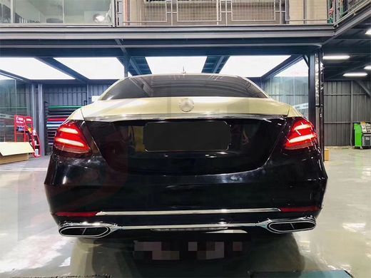 Тюнінг обвіс для Mercedes W213 E-клас 2016-2019 р.в. стиль Майбах, Серый грунт (под покраску), Зовнішній тюнінг, Mercedes, Комплект обвеса, Требуется, Полипропилен, E-Class, Новое, На штатные места, E-KLASSE (W213) 2016+